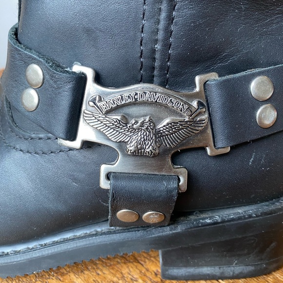 Harley Davidson leather riding boots. Minor scuffs on toe area. - Picture 10 of 10